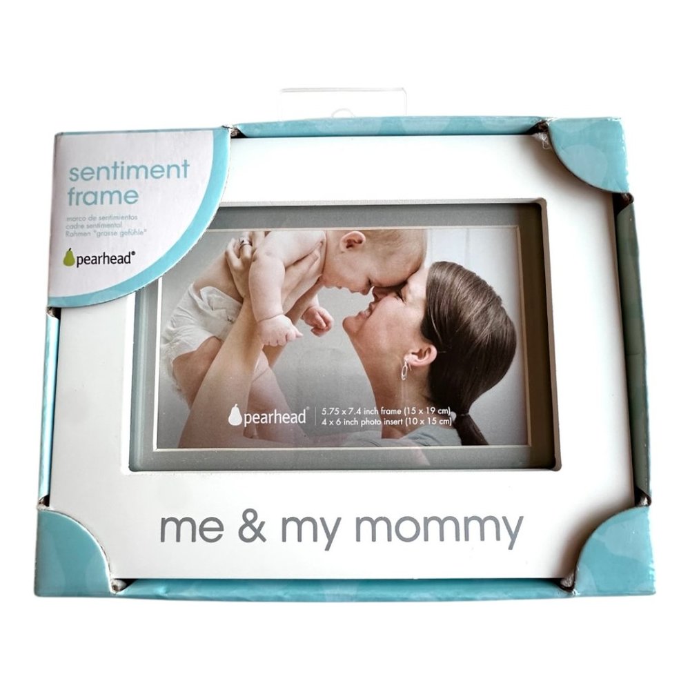 Pearhead me and my mommy photo frame 4x6